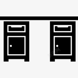 带抽屉的桌子带抽屉的车库桌子工具和用具家居用品图标高清图片