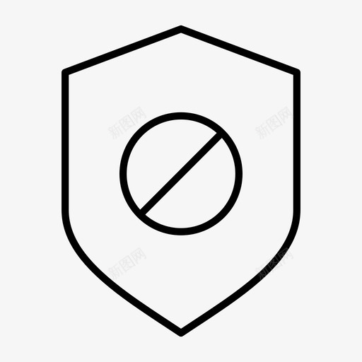 阻止的安全性web警告图标svg_新图网 https://ixintu.com web 受保护 屏蔽 拒绝 特洛伊木马 警告 计算机 错误 防御程序 防病毒 阻止的安全性