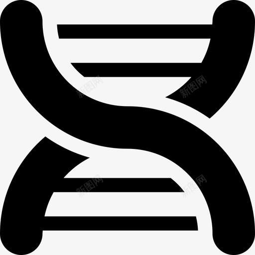 DNA链符号经院哲学图标svg_新图网 https://ixintu.com DNA链 符号 经院哲学