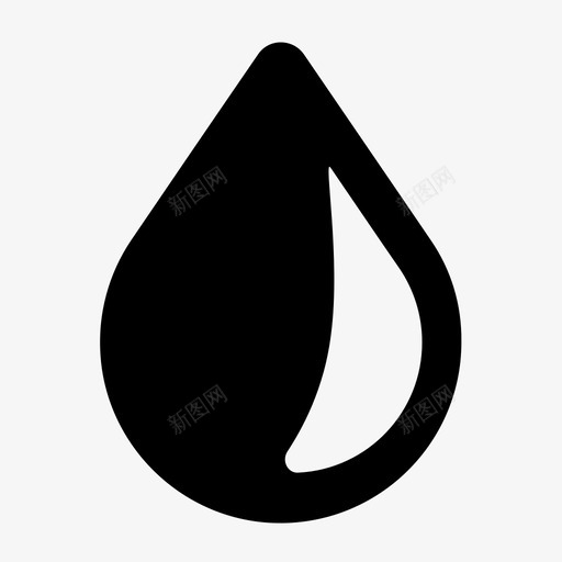 水滴1油图标svg_新图网 https://ixintu.com 1 水滴 油
