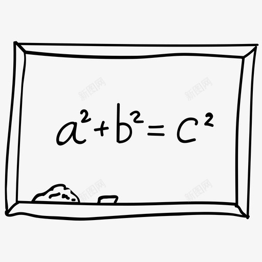 黑板涂鸦2图标svg_新图网 https://ixintu.com 涂鸦2 黑板