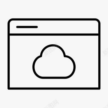 云网络浏览器个人电脑操作系统图标图标