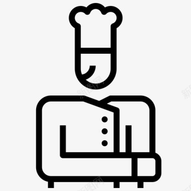 厨师头像冠军图标图标