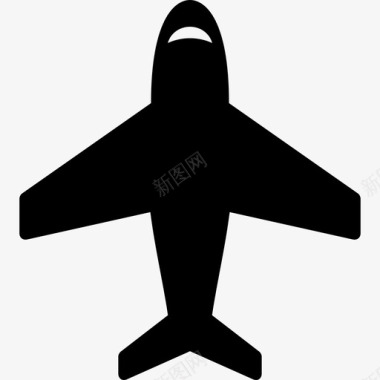 飞机垂直上升运输物流配送图标图标