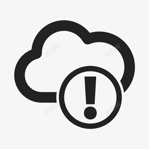 云警报1云计算图标svg_新图网 https://ixintu.com 1 云信息 云警报 云计算 远程服务器