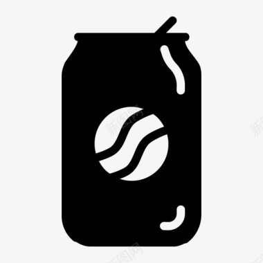 汽水罐潮水智能手机图标图标