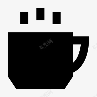 茶杯食品和饮料材料标图标图标