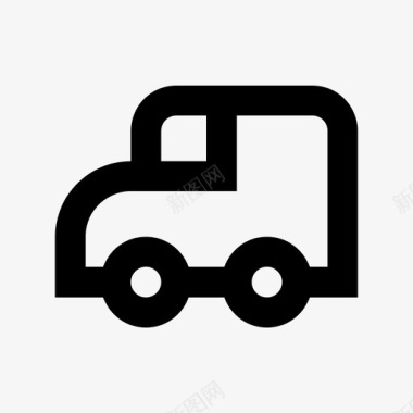 交付和货车运输图标图标