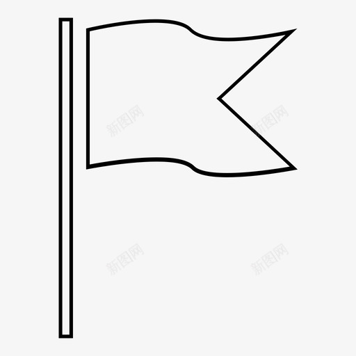 旗帜旗帜飘扬的地方图标svg_新图网 https://ixintu.com 旗帜 旗帜飘扬的地方