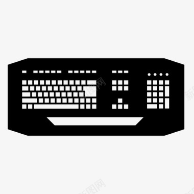 键盘按钮计算机图标图标
