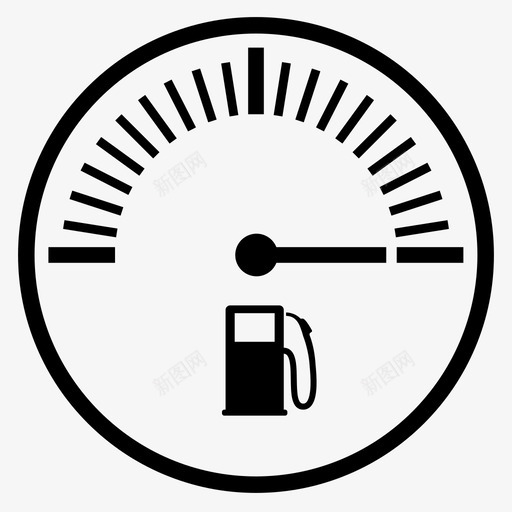 煤气表再加注汽油图标svg_新图网 https://ixintu.com 再加注 加油站 汽油 油箱 满 煤气表 燃油表 空