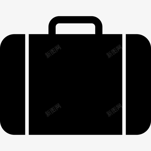 黑色行李工具工具和用具信号装置图标svg_新图网 https://ixintu.com 信号装置 工具和用具 黑色行李工具