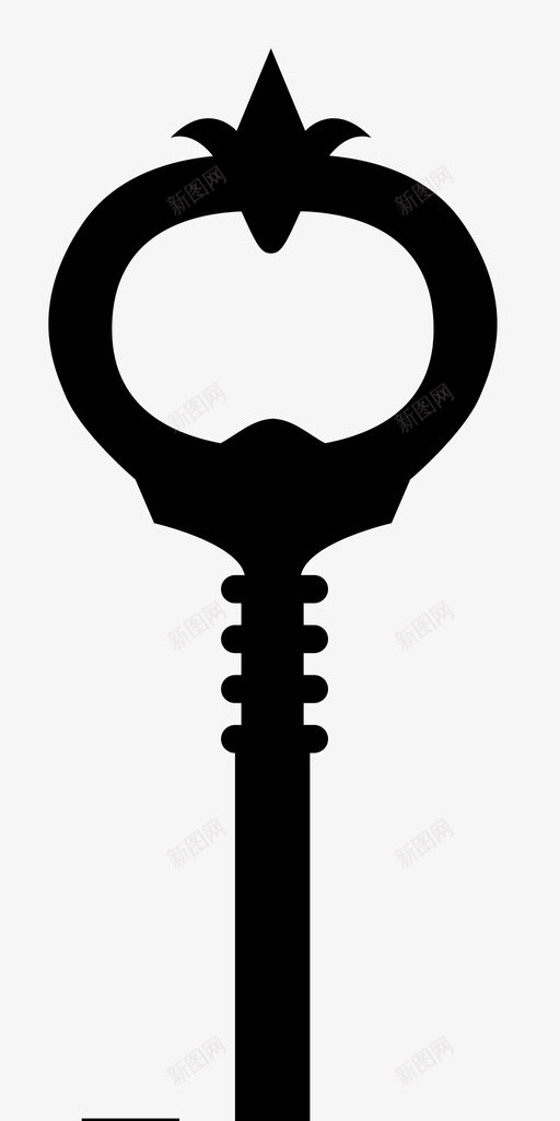 钥匙细节金属图标svg_新图网 https://ixintu.com 华丽的 复古的 开放的 旧的 细节 解锁的 金属 钥匙