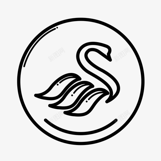斯旺西足球俱乐部足球徽章图标svg_新图网 https://ixintu.com 斯旺西足球俱乐部 足球徽章