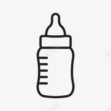 婴儿奶瓶饮料饲料图标图标