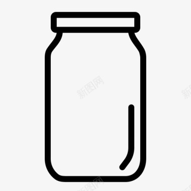 罐子瓶子罐头图标图标