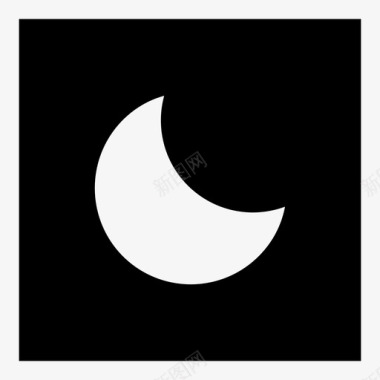 月亮睡觉自转图标图标