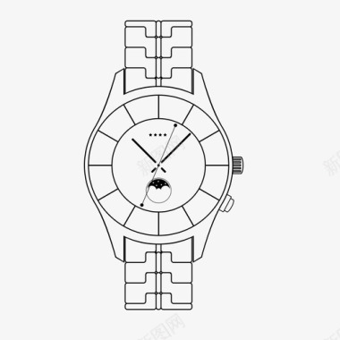 手表防水时间图标图标