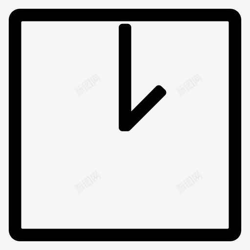 平方钟一分钟的时间图标svg_新图网 https://ixintu.com 一分钟的时间 平方钟