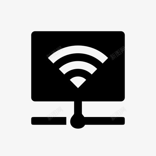 连接网络无线wifi网络连接云图标svg_新图网 https://ixintu.com 网络连接云 连接网络无线wifi