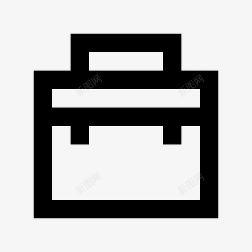 手提箱1包图标svg_新图网 https://ixintu.com 1 公文包 办公包 办公室 包 手提箱 运输和交付材料图标