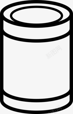 罐装空白容器图标图标