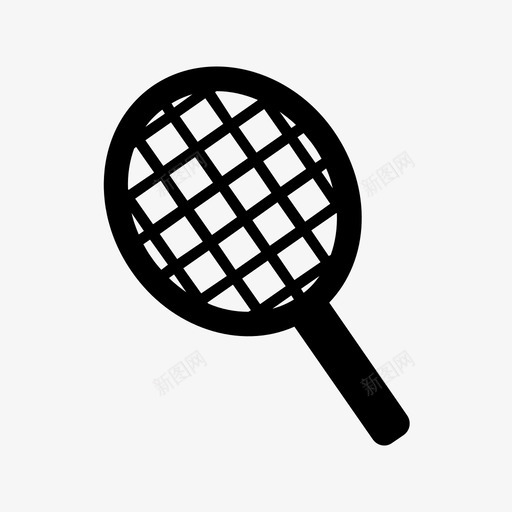 网球拍运动展示件图标svg_新图网 https://ixintu.com 展示件 材料 游戏 物体 网球拍 羽毛球 运动 项目