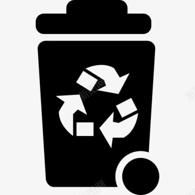 回收垃圾箱工具和器具生态主义图标图标