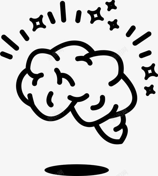 飘浮的大脑漂浮的大脑力量图标svg_新图网 https://ixintu.com 冥想 创造力 力量 启蒙 大脑收藏 思想 想象 漂浮的大脑 神秘 飘浮的大脑