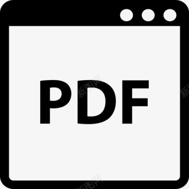 Pdf文档界面经院哲学图标图标
