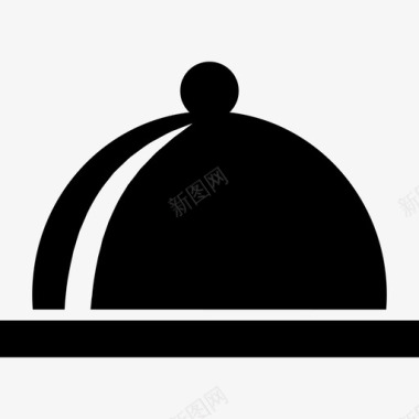 食物厨房用盖板图标图标