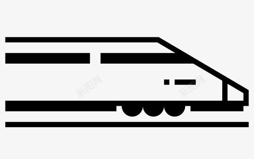 动车速度铁路图标svg_新图网 https://ixintu.com 动车 放牧 波峰 物流 脉搏 跳动 运输 速度 铁路
