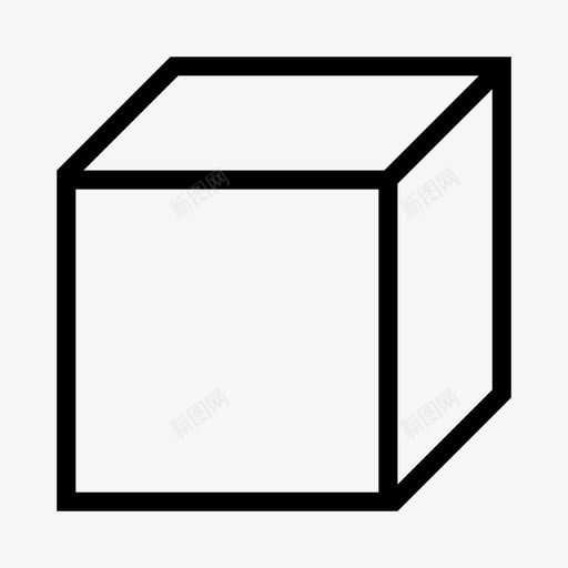 立方体三维盒子图标svg_新图网 https://ixintu.com 三维 三维正方形 几何形状 包裹 尺寸 板条箱 正方形 盒子 立方体 软件工具和界面