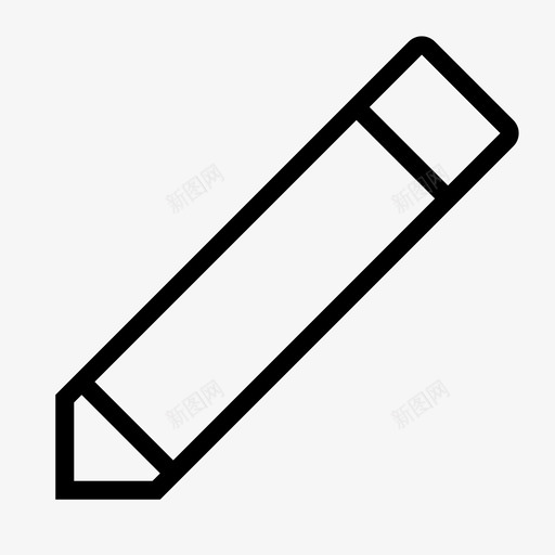 铅笔书写学校图标svg_新图网 https://ixintu.com 书写 书写工具 信息 办公室 学校 绘图 艺术 软件工具和界面 铅笔