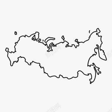 俄罗斯与克里米亚俄罗斯联邦俄罗斯地图图标图标