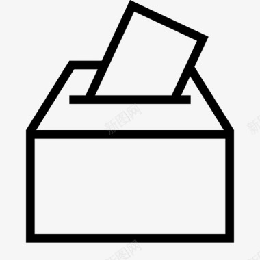 投票箱投票选择图标图标