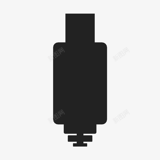 迷你usb图标svg_新图网 https://ixintu.com 迷你usb