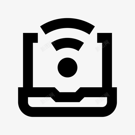 wifi连接网络技术材料图标svg_新图网 https://ixintu.com wifi连接 网络技术材料图标