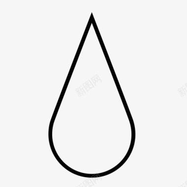 水滴雨滴液体图标图标