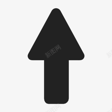 向上箭头方向驱动图标图标