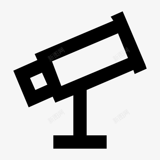 安全摄像头教育和学校材料图标svg_新图网 https://ixintu.com 安全摄像头 教育和学校材料图标