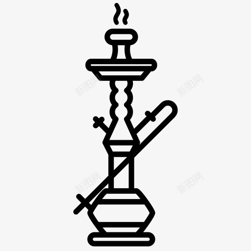 水烟阿拉伯语浅色图标svg_新图网 https://ixintu.com 水 水烟 浅色 烟 烟草 羊肉 莎莎 阿拉伯语