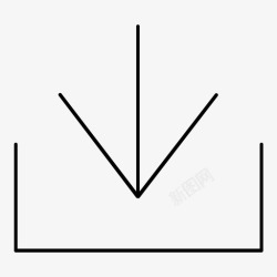ICT箭头保存图标高清图片
