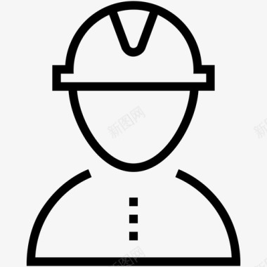 劳工建筑师建筑工人图标图标