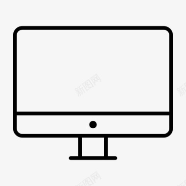 电脑显示器dekstopimac图标图标