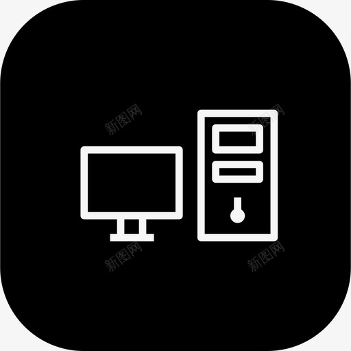 计算机cpu桌面图标svg_新图网 https://ixintu.com cpu 显示器 桌面 系统 联网和共享瓦片的区别 计算机