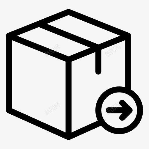 包装出口箱箱包装图标svg_新图网 https://ixintu.com 交货 包装出口 箱 箱包装 纸板包装