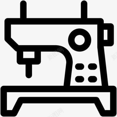 缝纫机裁缝机裁缝图标图标