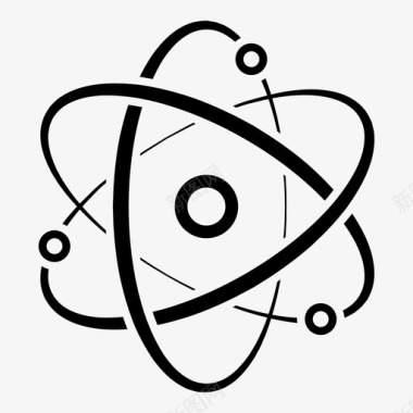 原子化学教育图标图标