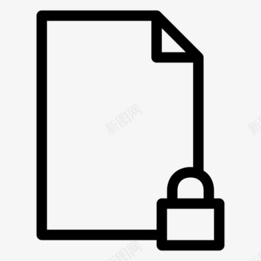 文件锁定office文档页面文件图标图标